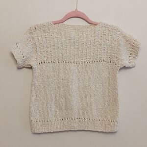 Vintage handmade cropped sweater sz. S/M